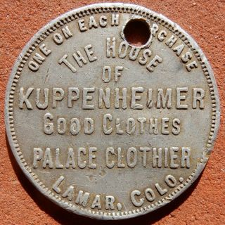 Lamar Colorado Token ⚜️ The House Of Kuppenheimer Palace Clothier