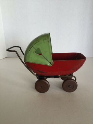 Antique Wyandotte Baby Doll Stroller Carriage Buggy Buggie Vintage Child 