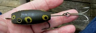 Antique Barr Royer Wood Mouse Fishing Lure Made In Iowa ???