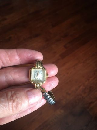 Bulova Antique 14k Gold Solid Ladies Wrist Watch Not Vintage