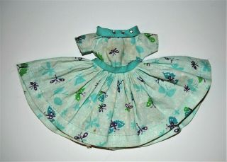 Vintage Ideal Little Miss Revlon Dress 1950s (no Doll) Butterfly Print