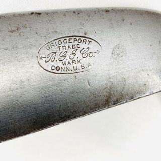 Antique Hickory Shaft Bridgeport Gun & Implements Golf Club CONN USA 1900 - 1905 2