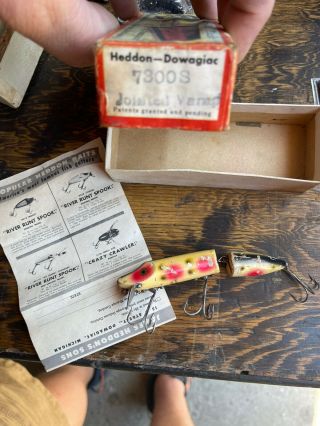 Vintage Heddon jointed vamp in correct box 2