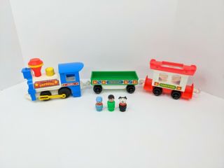 Vintage 1986 Fisher - Price Little People Express Train 2581