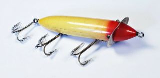 Heddon 200 Surface Minnow Lure White Red Head C 1920
