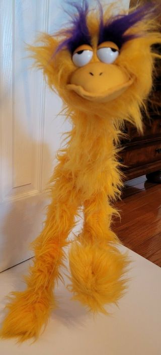 Vintage Hosung Yellow Doozy Bird Marionette Puppet