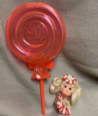 Mattel Peppermint Liddle Kiddle Lolli Sweet Treats Doll Lollipop Case