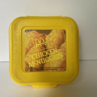 Vtg Fisher Price Mcdonalds Play Food Chicken Nuggets Container 1988