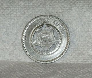 Vintage Aluminum Good Luck Coin " Babe Ruth " 1940 