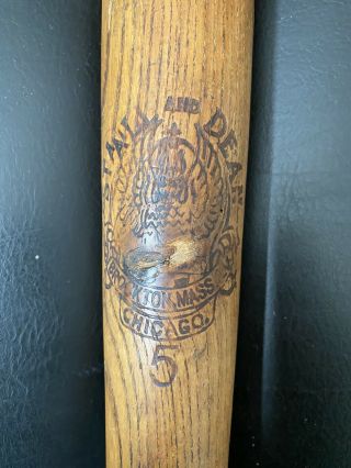 Early Antique Stall And Dean Wood Baseball Bat 33”