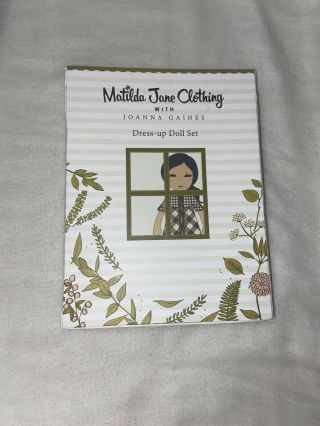 Matilda Jane Joanna Gaines Magnetic Dress Up Doll Set Girls Gift Toy Clothes