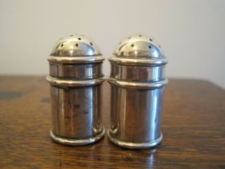 Stunning Victorian Small Solid Silver Pepperettes B/ham 1900