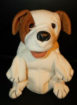 Folkmanis Small Dog Puppet 2227 Rare Brown And White Stuffed Full Body Puppet