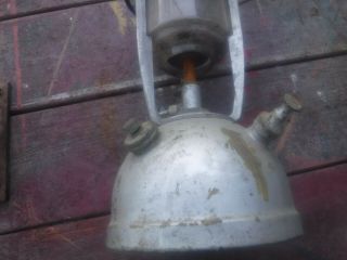 Vintage Antique English Coleman Type Lantern Repainted Parts Project Unknown Old