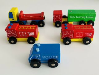 Early Learning Centre Wooden Vehicles Bundle 2