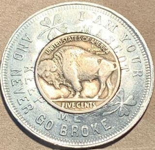 1920 Buffalo - I Am Your Mascot Lucky Pocket Piece