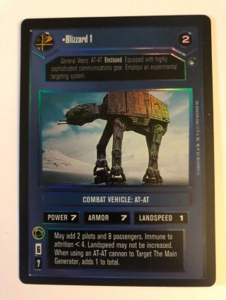 Star Wars CCG - General Veers and Foil Blizzard 1 3