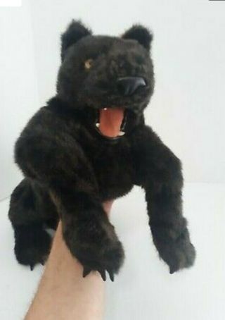Folkmanis Black Panther Hand Puppet Plush Soft