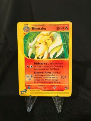 Rare 2002 Ninetails Expedition 57/165 Pokemon Card