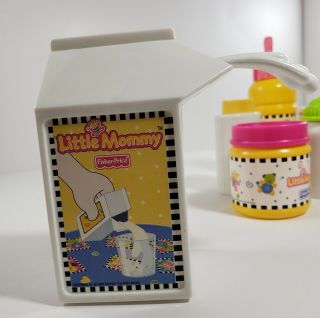 2003 Fisher - Price Little Mommy Baby Doll Nursery Accessories Food Bottle Powder 3