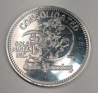 Dahlonega Georgia Consolidated Mines Gold Rush Panning Token Ga Dollar Size Coin