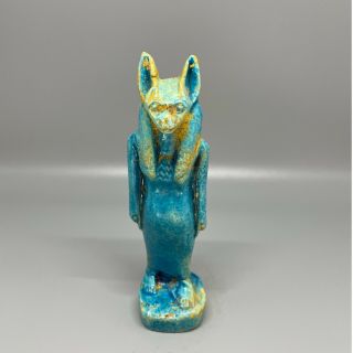 Rare Ancient Egyptian Antique Statue God Anubis Dog With Goddess Taweret Body