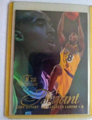 1996 - 97 Flair Showcase Row 2 31 Kobe Bryant Rookie Card -