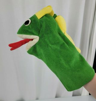 Kids Ii Baby Einstein Bard Dragon Hand Puppet Green Plush Toy