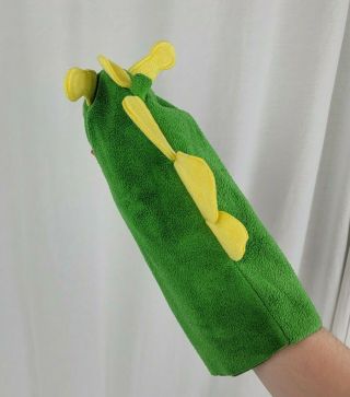 Kids II Baby Einstein Bard Dragon Hand Puppet Green Plush Toy 3