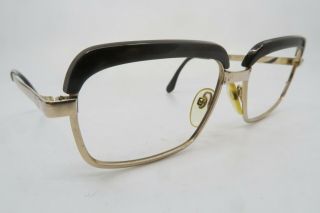 Vintage 50s Gold Filled Rodenstock Eyeglasses Frames Constantin 56 - 16 Germany