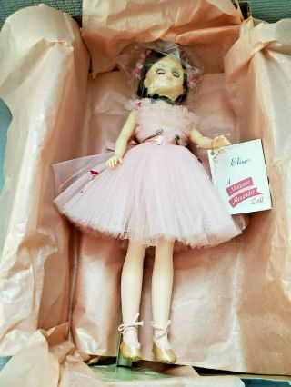 Vintage Doll Madame Alexander Elise Pink Ballerina 17 " 1630 Signed Box
