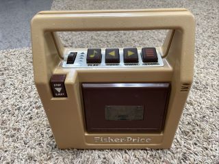 Fisher - Price Vintage Tape Cassette Player Recorder 1980