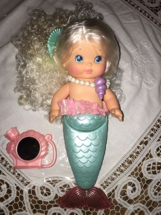 1985 Tomy - Sweet Sea Mermaid Doll With Accessories - Rare -