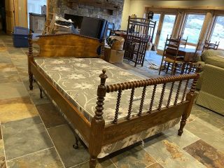 Antique 3/4 Bed,  With Gently Mattress Set
