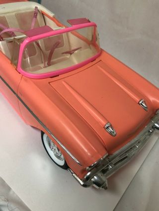 Barbie Car 1957 Chevy Bel - Air Convertible Mattel - Pink,  vintage 2