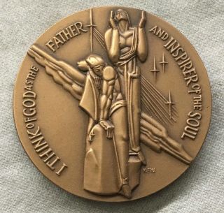 William Ellery Channing Hall of Fame for Great Americans Medal,  1968 by A.  Wein 3
