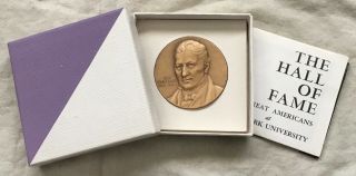 Eli Whitney Hall Of Fame For Great Americans Medal,  1964 By Eleanor Platt