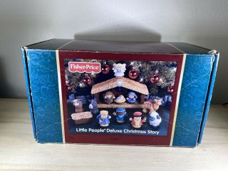 Fisher Price Little People Deluxe Christmas Story Nativity Scene