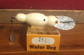 Vintage Wood Bomber Water Dog In Tuff Special Order Bone Color