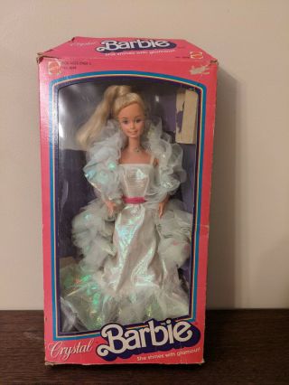 Vintage 1983 Crystal Barbie Doll Mattel 4598 Superstar Era