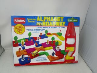 Vintage 1988 Playskool Sesame Street Alphabet Roadway (complete)
