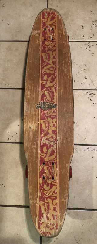 Vintage Hobie Skateboard 44.  5 " Longboard