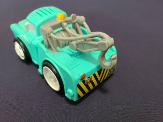 2005 Fisher Price Disney Cars TOW MATER Shake ' n Go Blue Green Truck 3