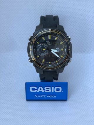 Casio Wrist Watch Efa - 131pb Vintage Rare World Time Chronograph Alarm