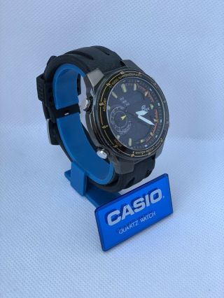 Casio Wrist Watch EFA - 131PB Vintage Rare World Time Chronograph Alarm 3