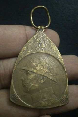 1914 1918 Usa Uk France Belgium Germany Wwi Medal 22.  05 Grams 48 Mm