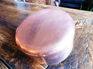 Lovely Small Antique French Copper Chefs Saucepan 2