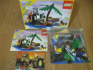 Lego Pirates 6260 Shipwreck Island 100 Complete W/ Box & Instructions