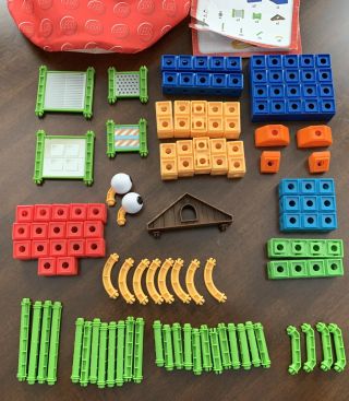 Fisher - Price Trio Bricks Sticks & Panels Set P6837 In Lego Bag Incomplete