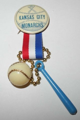1945 Baseball Kansas City Monarchs Negro League Button Coin Pin Jackie Robinson